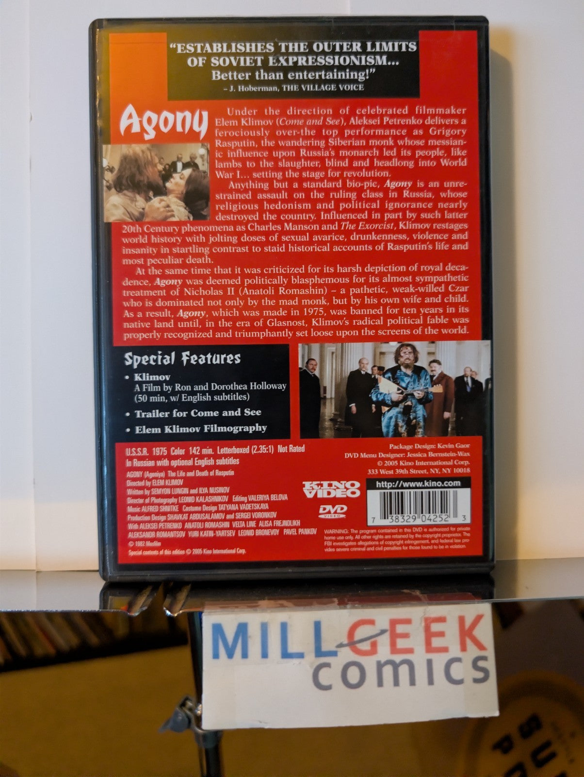 Agony: The Life and Death of Rasputin, Elem Klimov (DVD) -JD