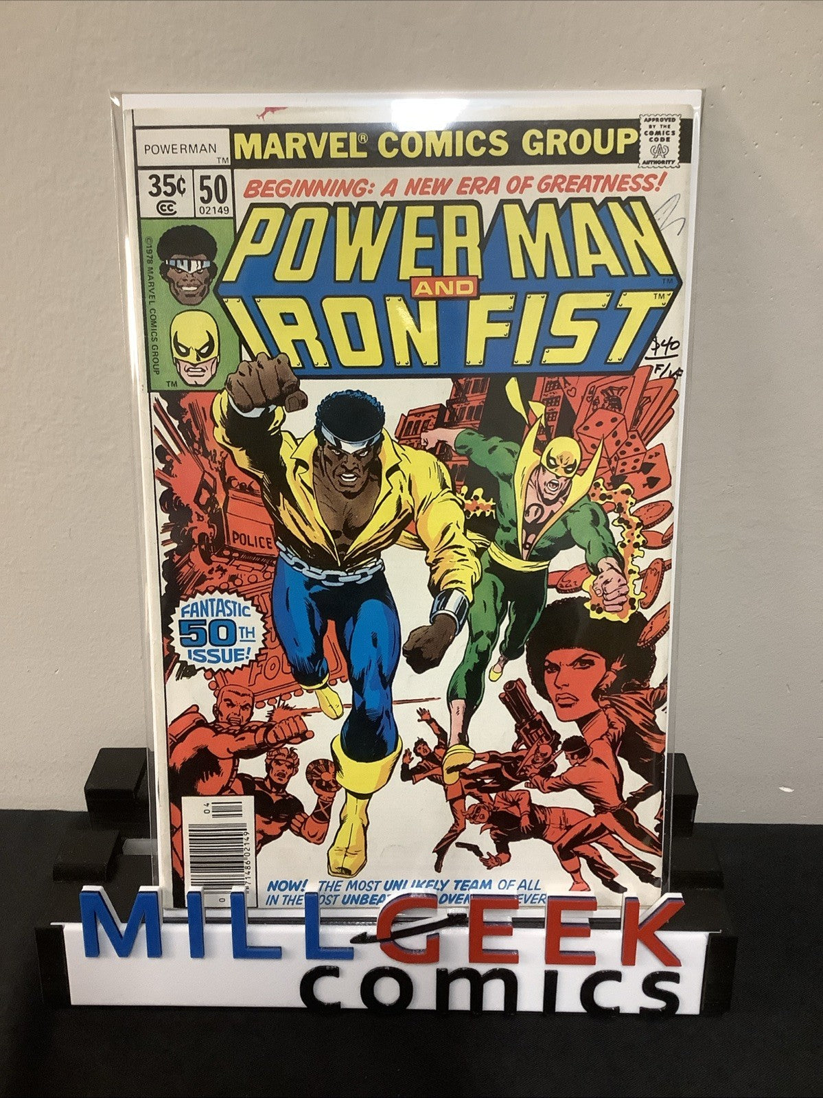 Power Man #50 (Marvel Comics April 1978) F/VF (7.0) John Byrne/Chris Claremont