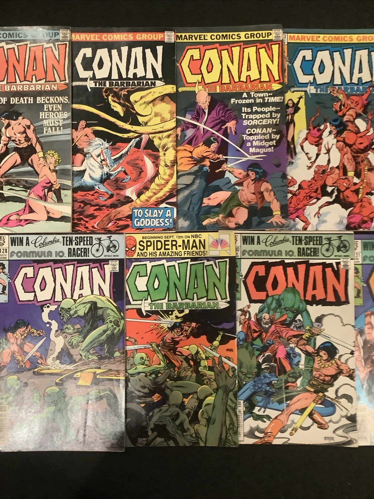 Conan the Barbarian #103-133 Comic Lot, Marvel, Reader Copies, Roy Thomas