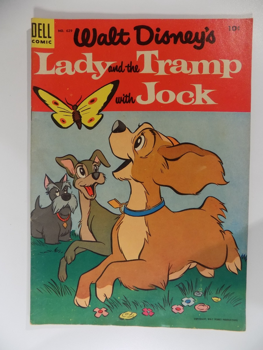 Lady and the Tramp (Walt Disney's) Four Color #629 Dell Comic Very Fine-