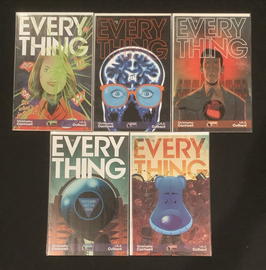 Everything #1-5 Complete Comic Set, Dark Horse, Christopher Cantwell, 2019