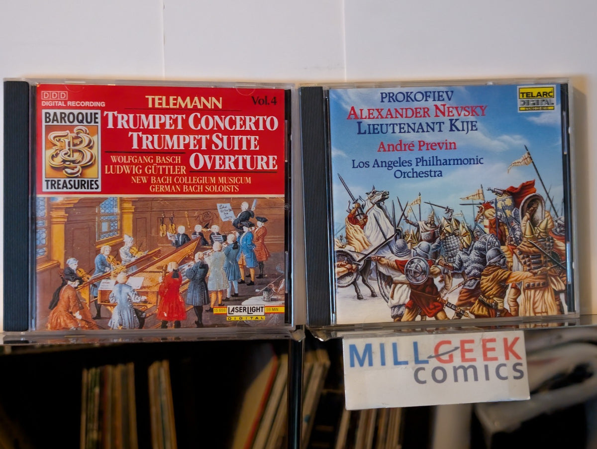 Baroque Treasuries Trumpet Concerto / Prokofiev Alexander Nevsky, 2 CD lot -JD
