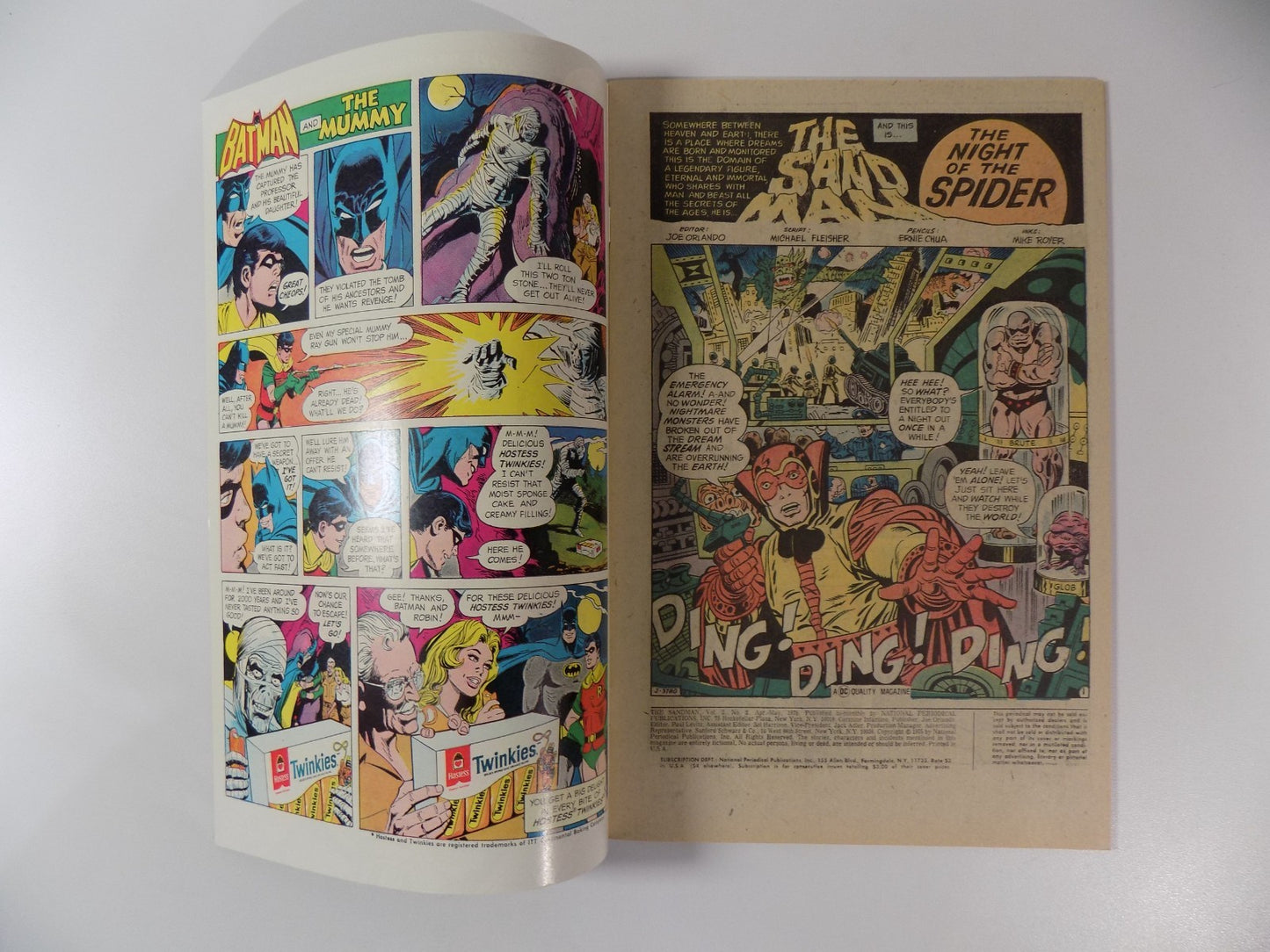 Sandman #2 DC Comic May 1975 Very Fine+