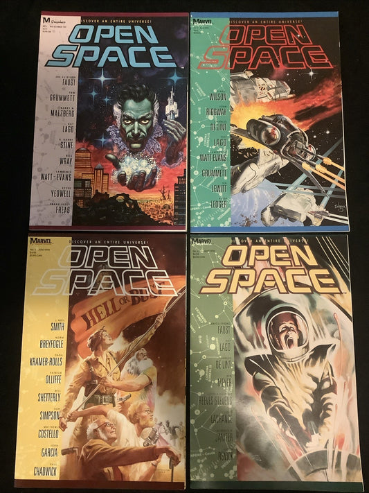 Open Space #1-4 Comic Lot, Marvel Comics, Softcover, L. Neil Smith, 1989