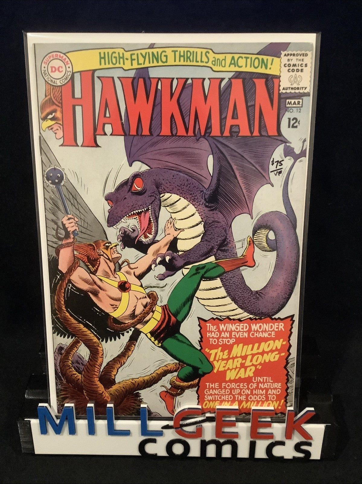 Hawkman #12 (DC Comics February-March 1966) VF (8.0) Murphy Anderson