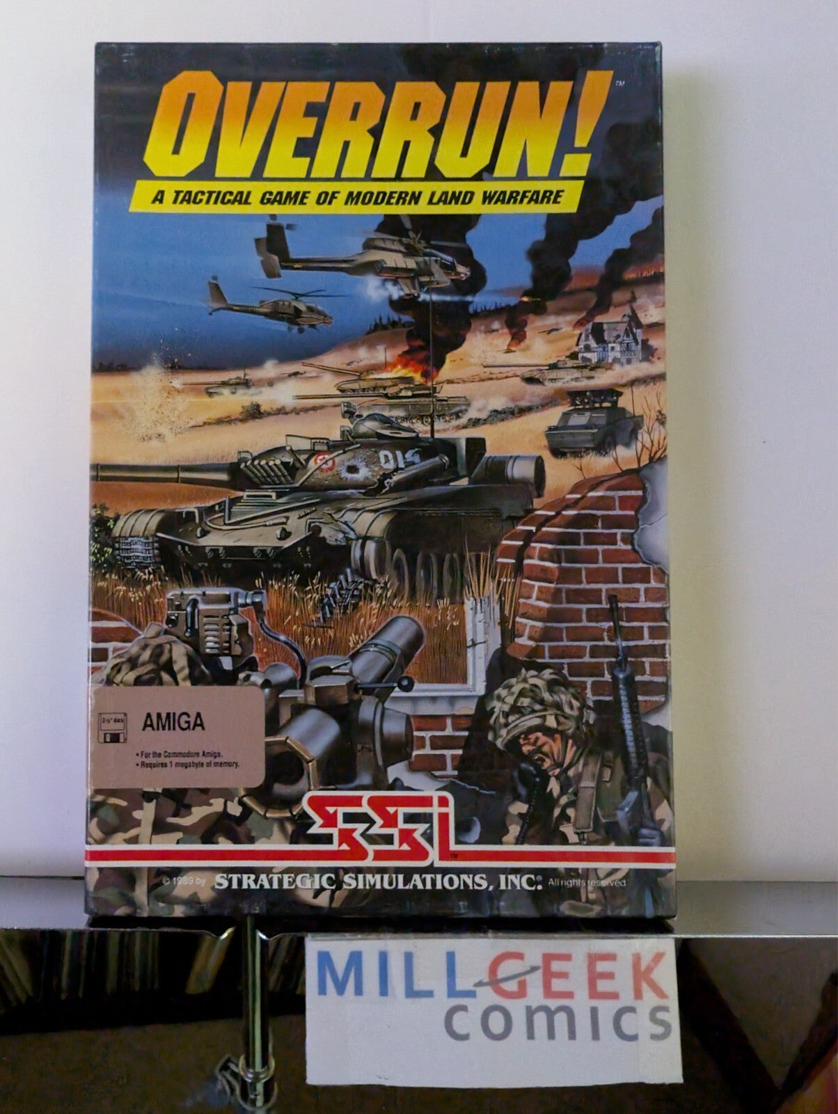 Overrun! (Amiga 3.5") Big Box All Manuals NO DISKS -JD
