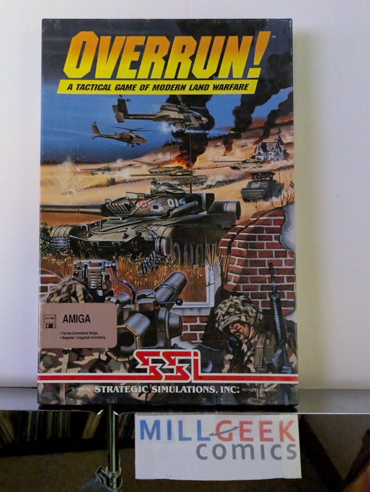 Overrun! (Amiga 3.5") Big Box All Manuals NO DISKS -JD