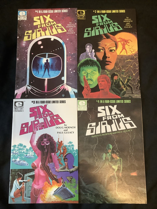 Six from Sirius #1-4 Complete Comic Set, Marvel Comics, Doug Moench, 1984