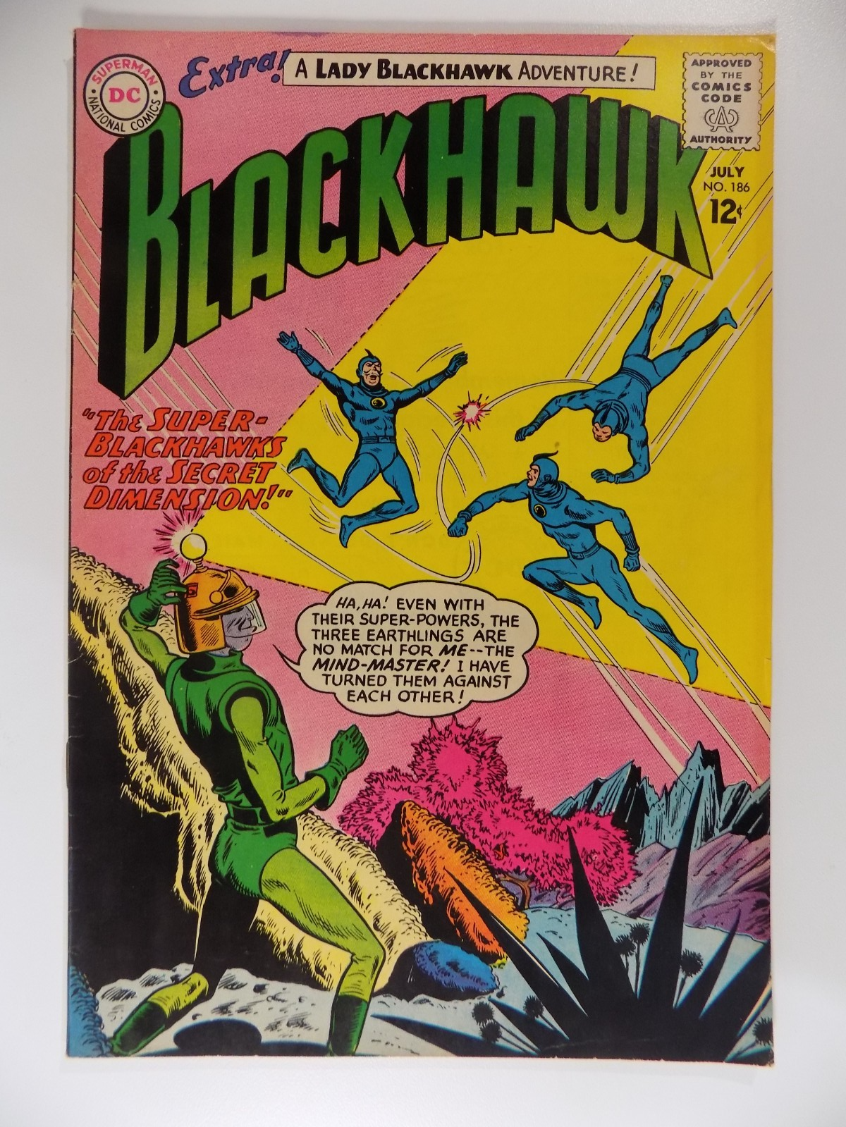 Blackhawk #186 DC Comic July 1963 Fine+