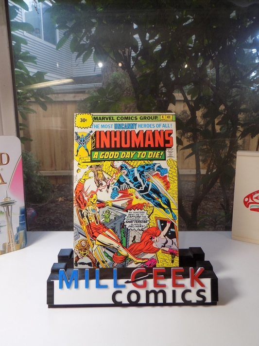Inhumans #4 Marvel Comic Price Variant! April 1976 Fine+