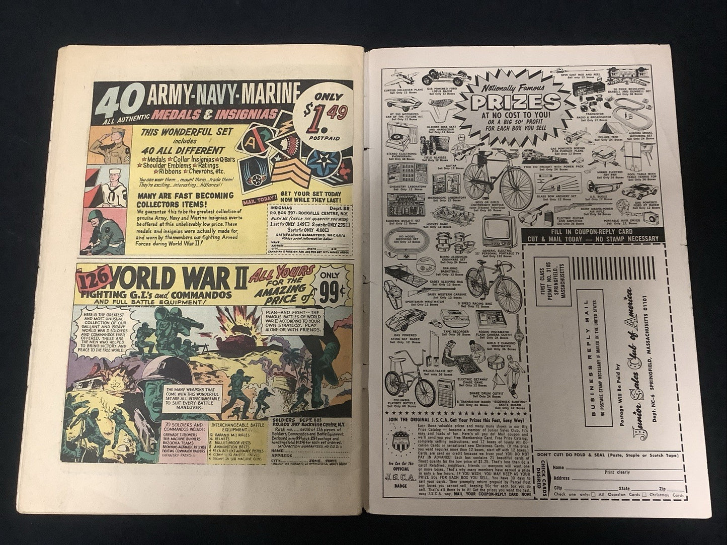 Brave and the Bold #61 (DC Comics Aug-Sep 1965) VG (4.0)  Gardner Fox