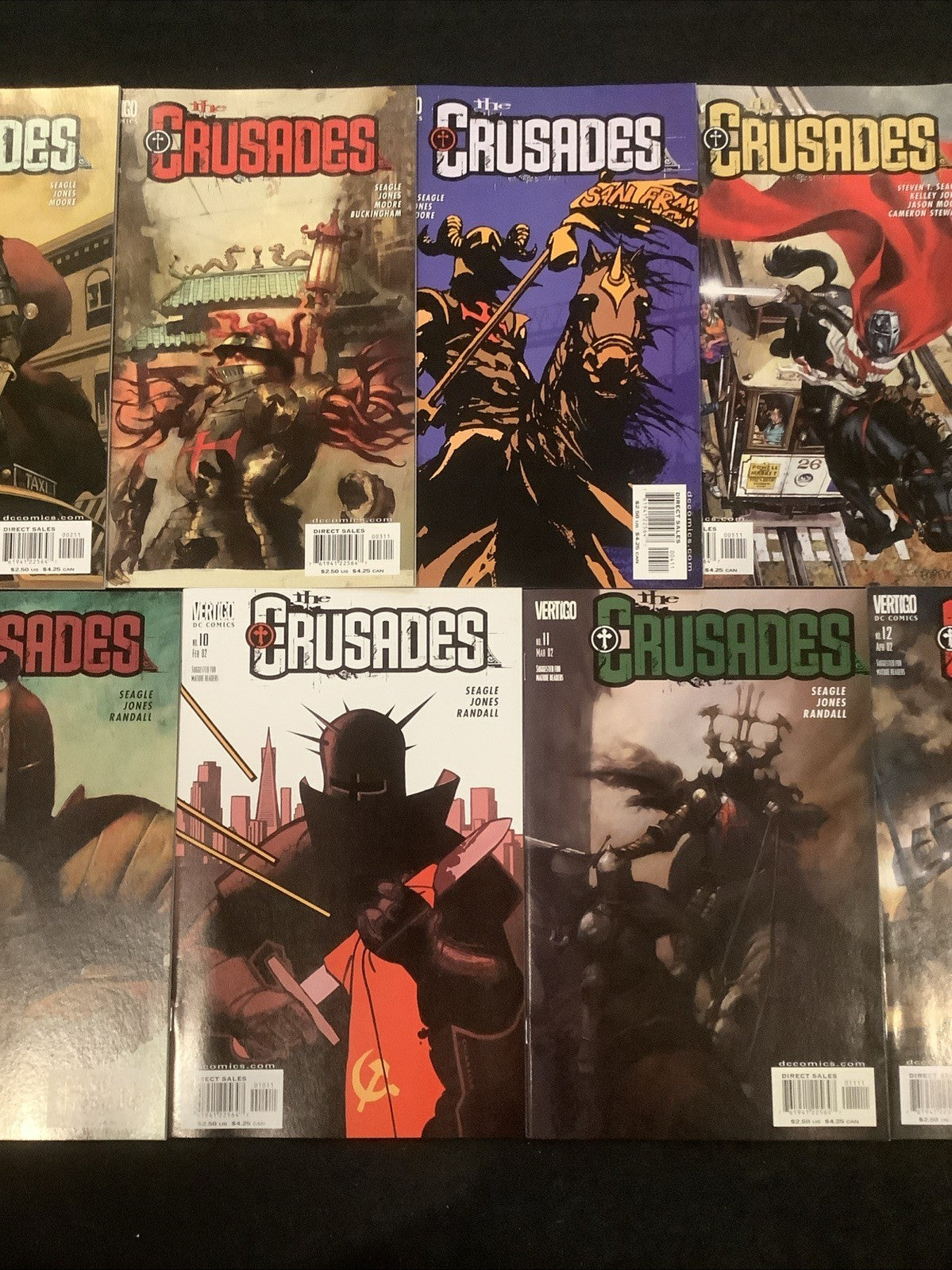 The Crusades #1-13 Comic Lot, DC Comics/Vertigo, Seagle/Jones, 2001