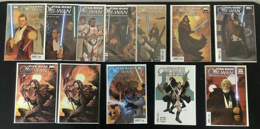 Obi Wan Comic Bundle: Complete Series + Multiple Variants, See Photos, 12 Total