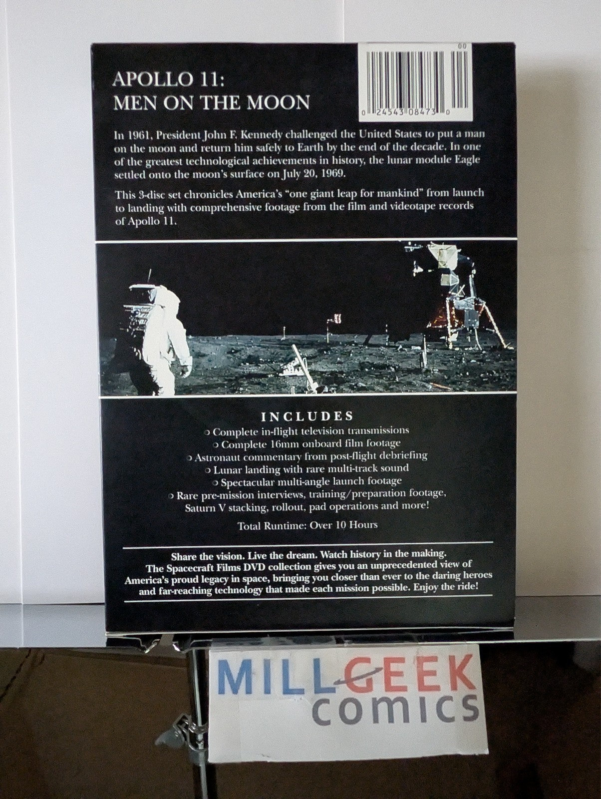 Apollo 11, Men on the Moon / Red Stuff, Story of Russian Race for Space (DVD)-JD