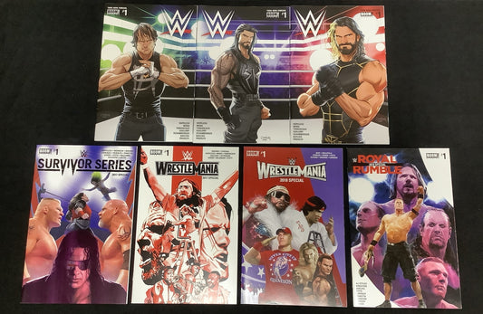 WWE Comic Bundle, See Photo For Details, BOOM!, Dan Mora Connecting Covers