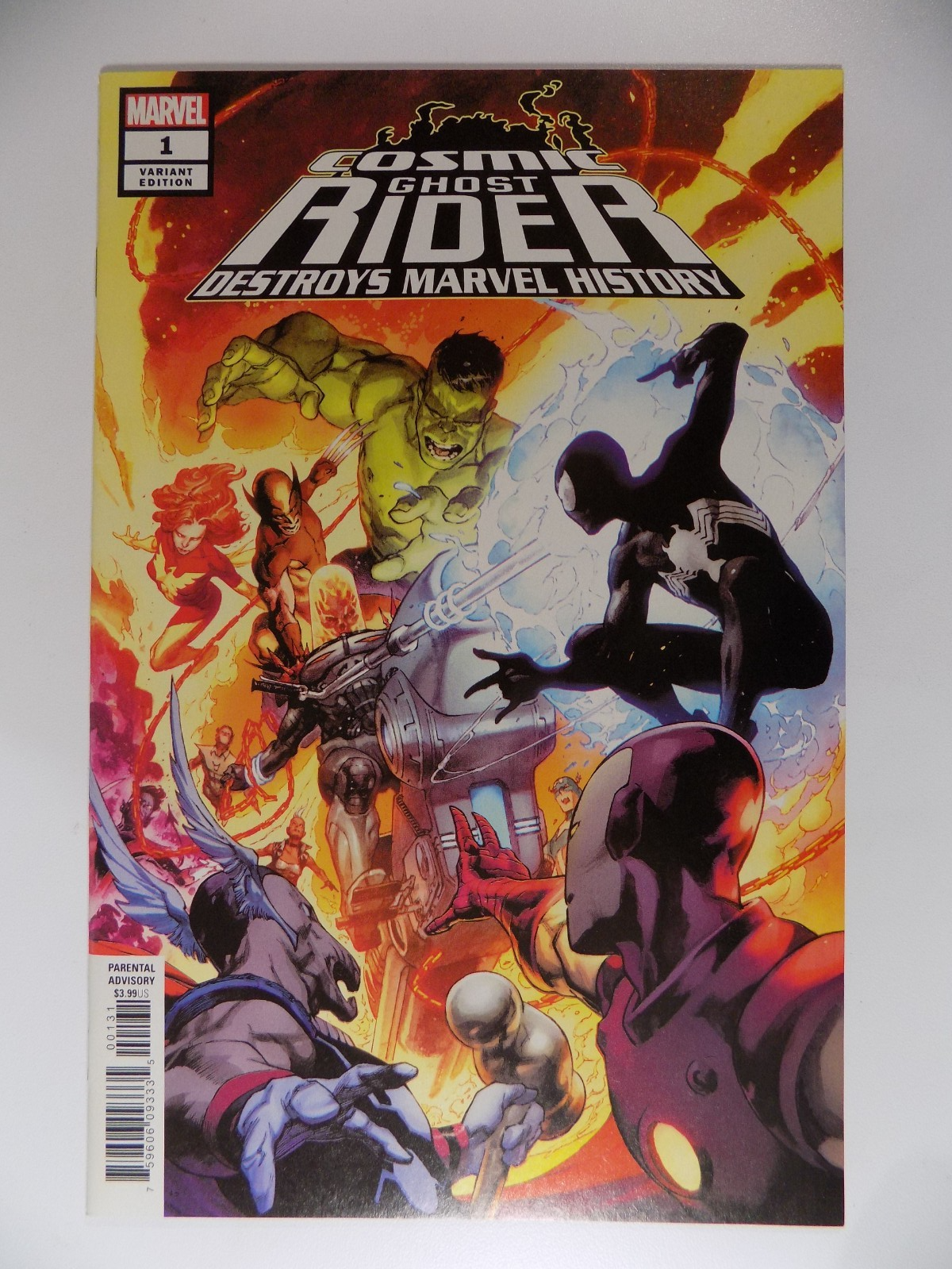 Cosmic Ghost Rider Destroys Marvel History #1 Opena 1:50 Variant Near Mint-