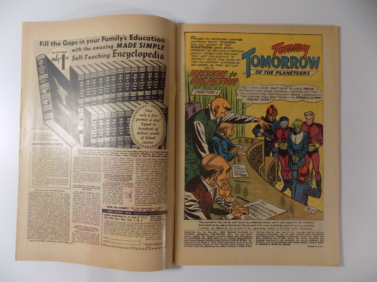 Showcase #46 DC Comic October 1963 Fine+