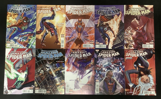 AMAZING SPIDER-MAN  #1-9 + #1.4 Comic Lot, Tula Lotay Variant, #6 Second Print