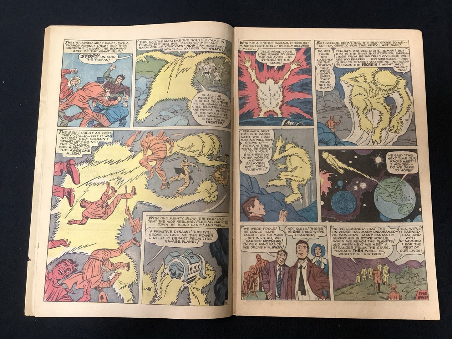 Tales to Astonish #15 (1961) G- (1.8) 5” x 4” Piece Missing Page, 2” Spine Split