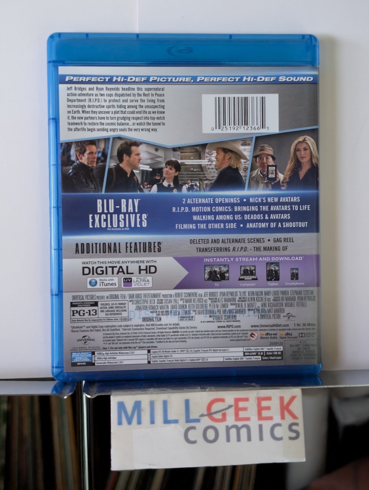 R.I.P.D. - Jeff Bridges & Ryan Reynolds (Blu-ray) -JD
