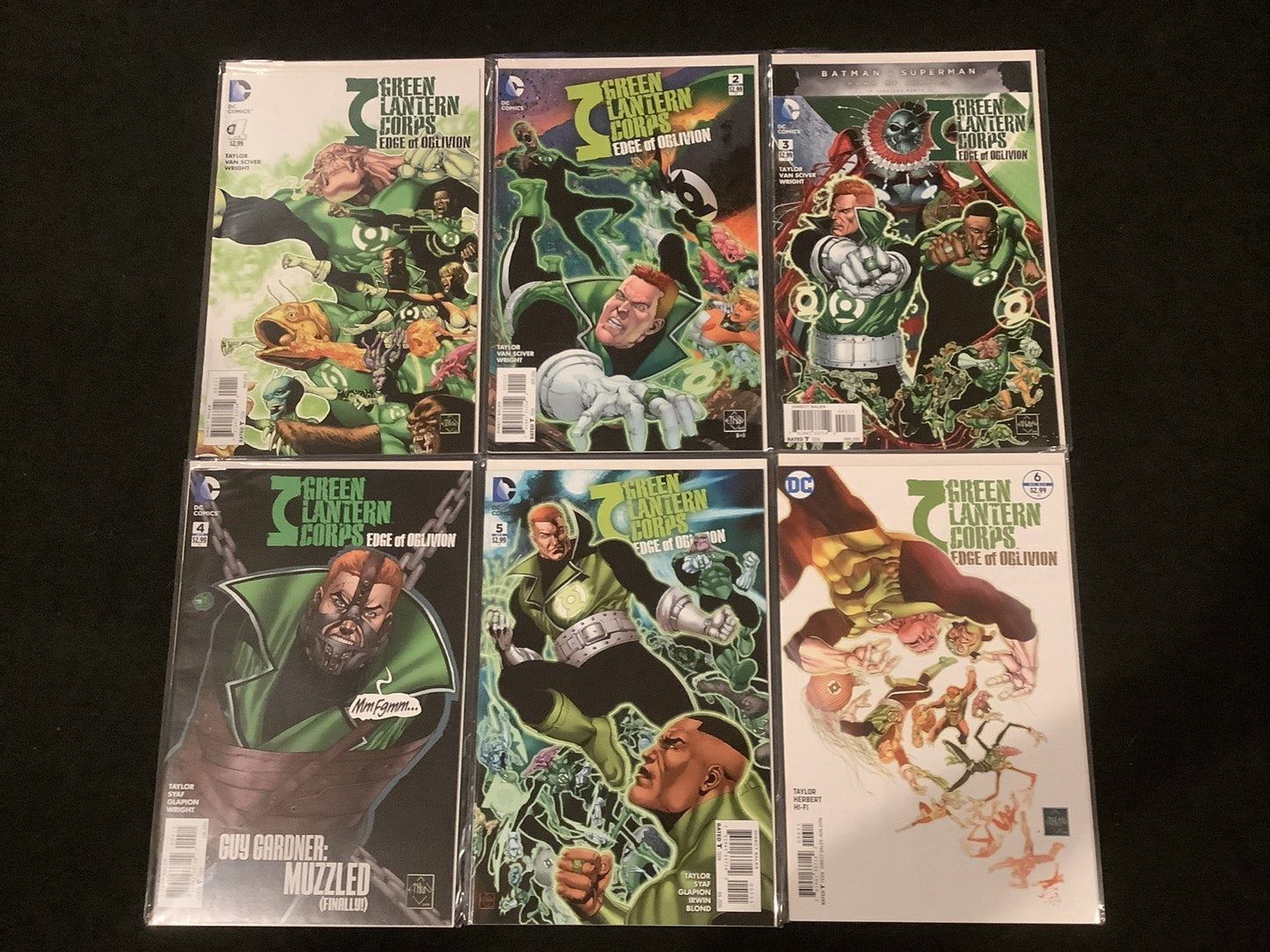 Green Lantern Corps: Edge of Oblivion #1-6 Complete Comic Set, DC Comics, 2016