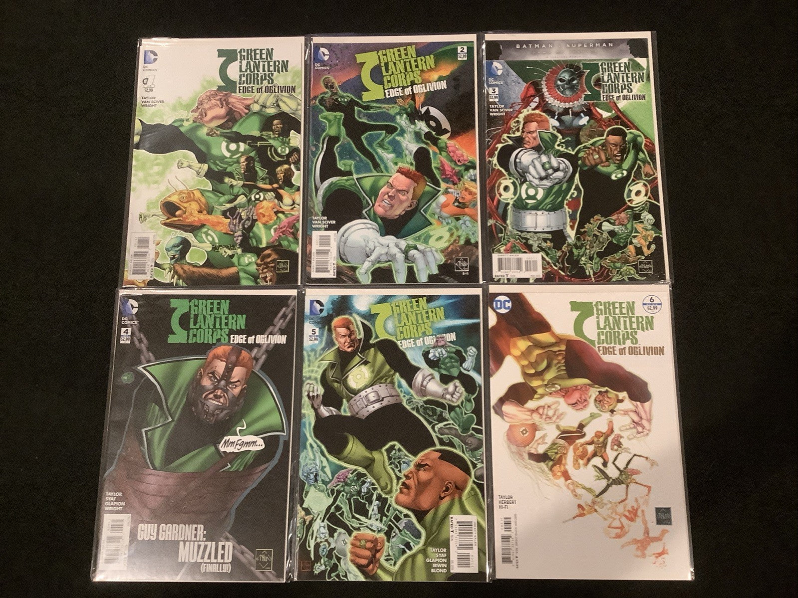 Green Lantern Corps: Edge of Oblivion #1-6 Complete Comic Set, DC Comics, 2016