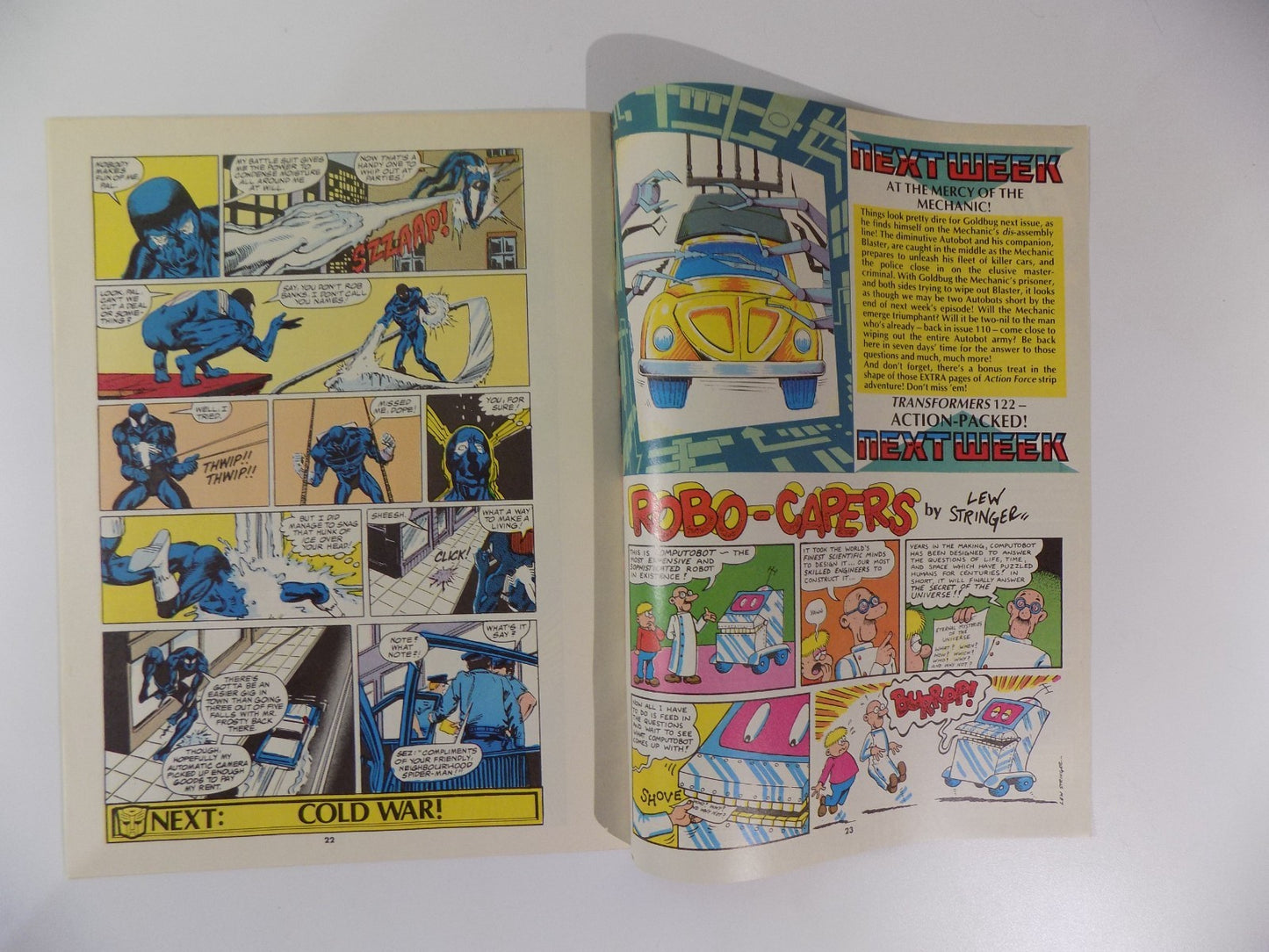 Transformers #121 Marvel Comic England July 11th1987 Near Mint