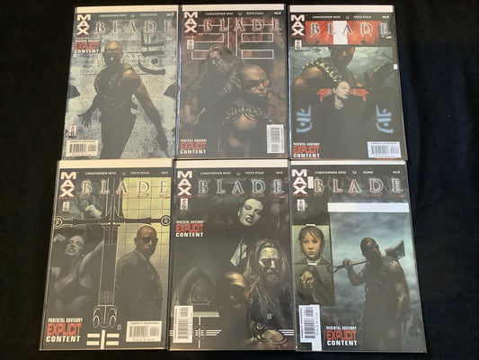 Blade #1-6 Complete Comic Series, Marvel Comics, Christopher Hinz/Steve Pugh