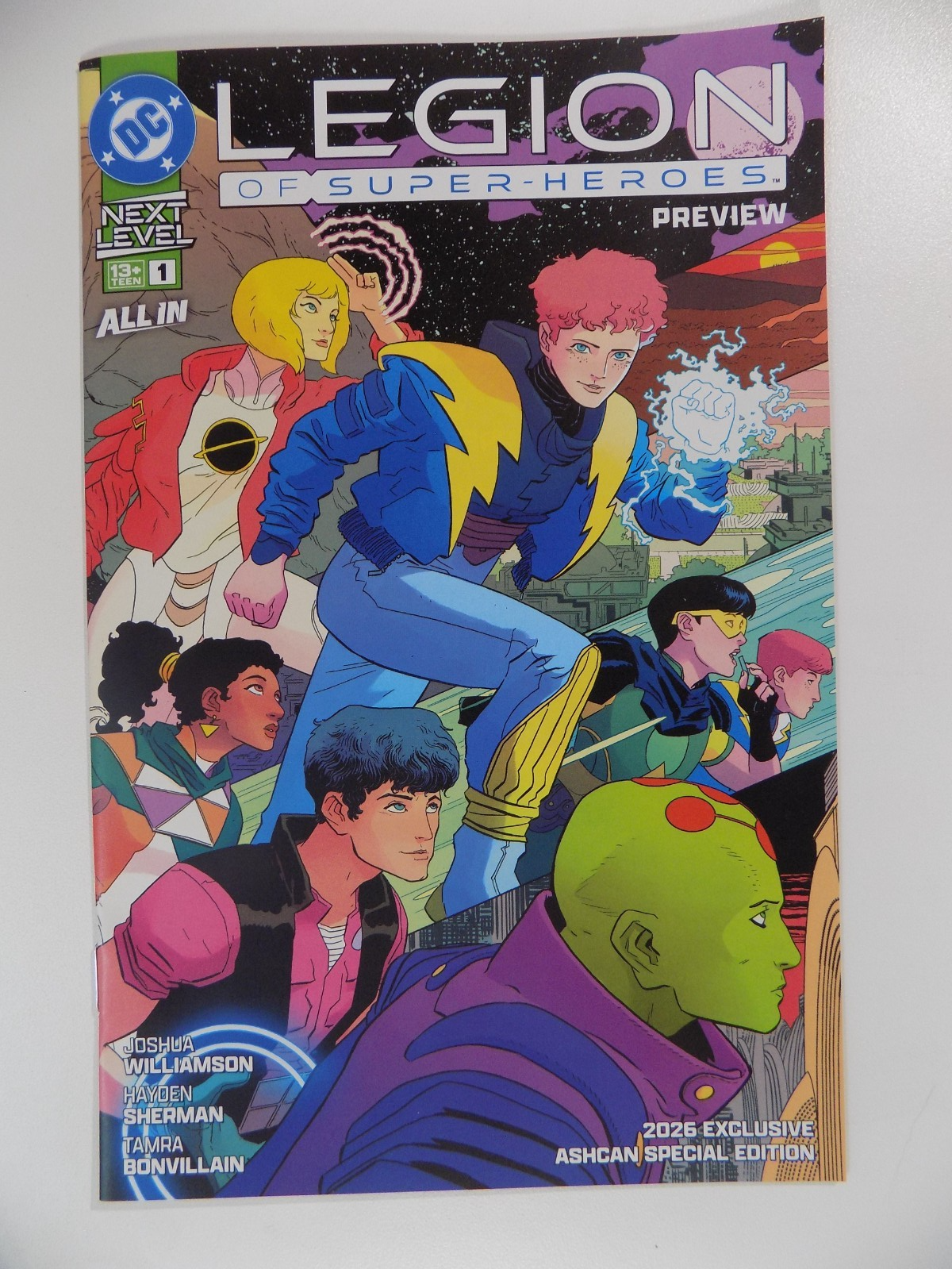 Legion of Super-Heroes Preview 2026 Exclusive Ashcan Special Edition DC Comic