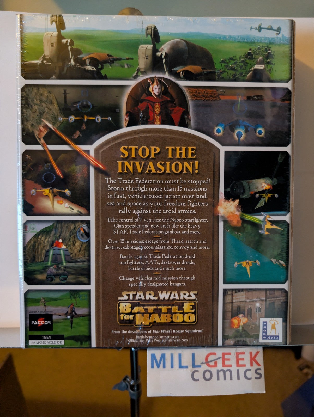 Star Wars Battle For Naboo, Big Box Complete SEALED, PC CD-ROM -JD