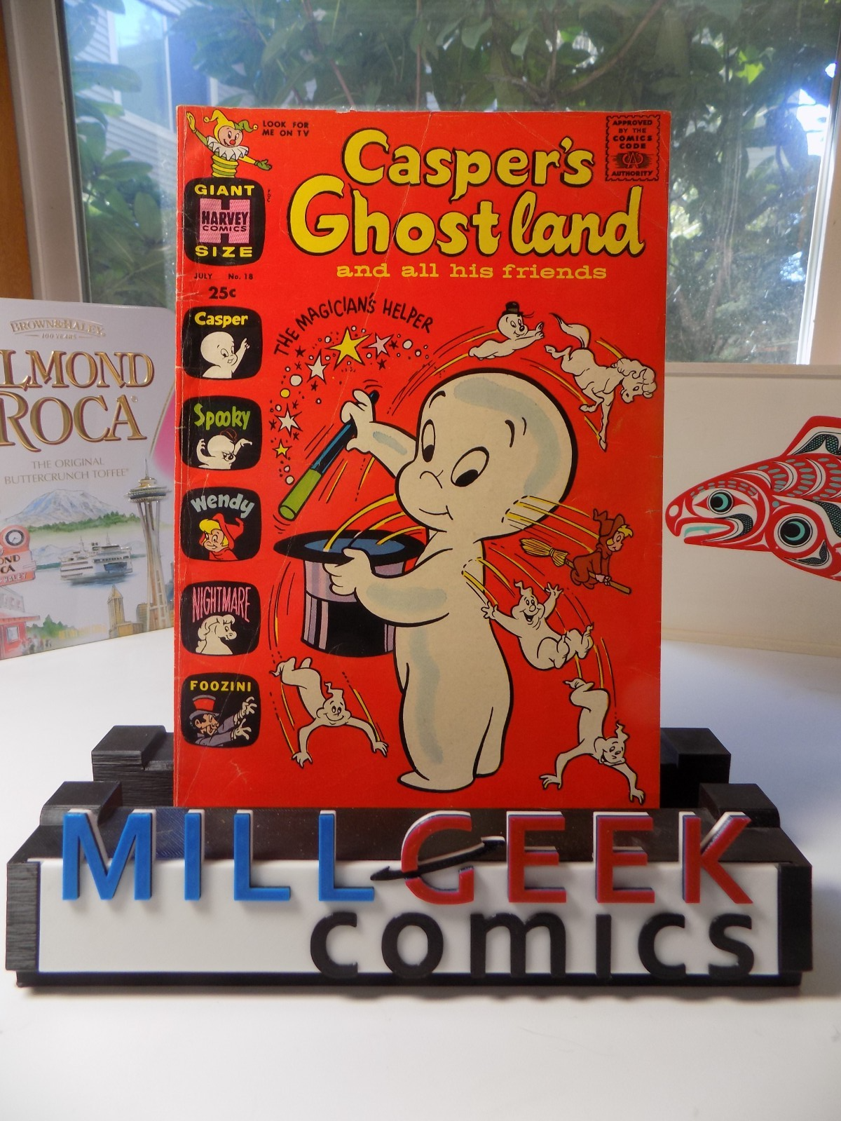 Casper's Ghostland #18 Harvey Comic July 1963 Fine-