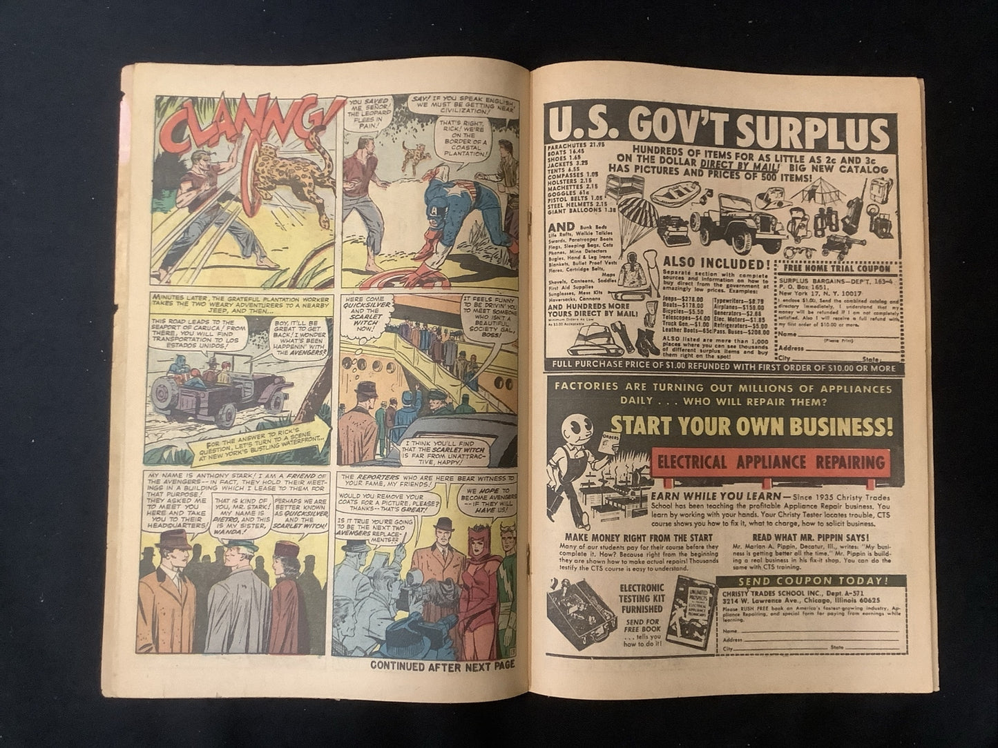 Avengers #16 (1965) G/VG (3.0) Jack Kirby/Stan Lee, Scarlet Witch, Quicksilver