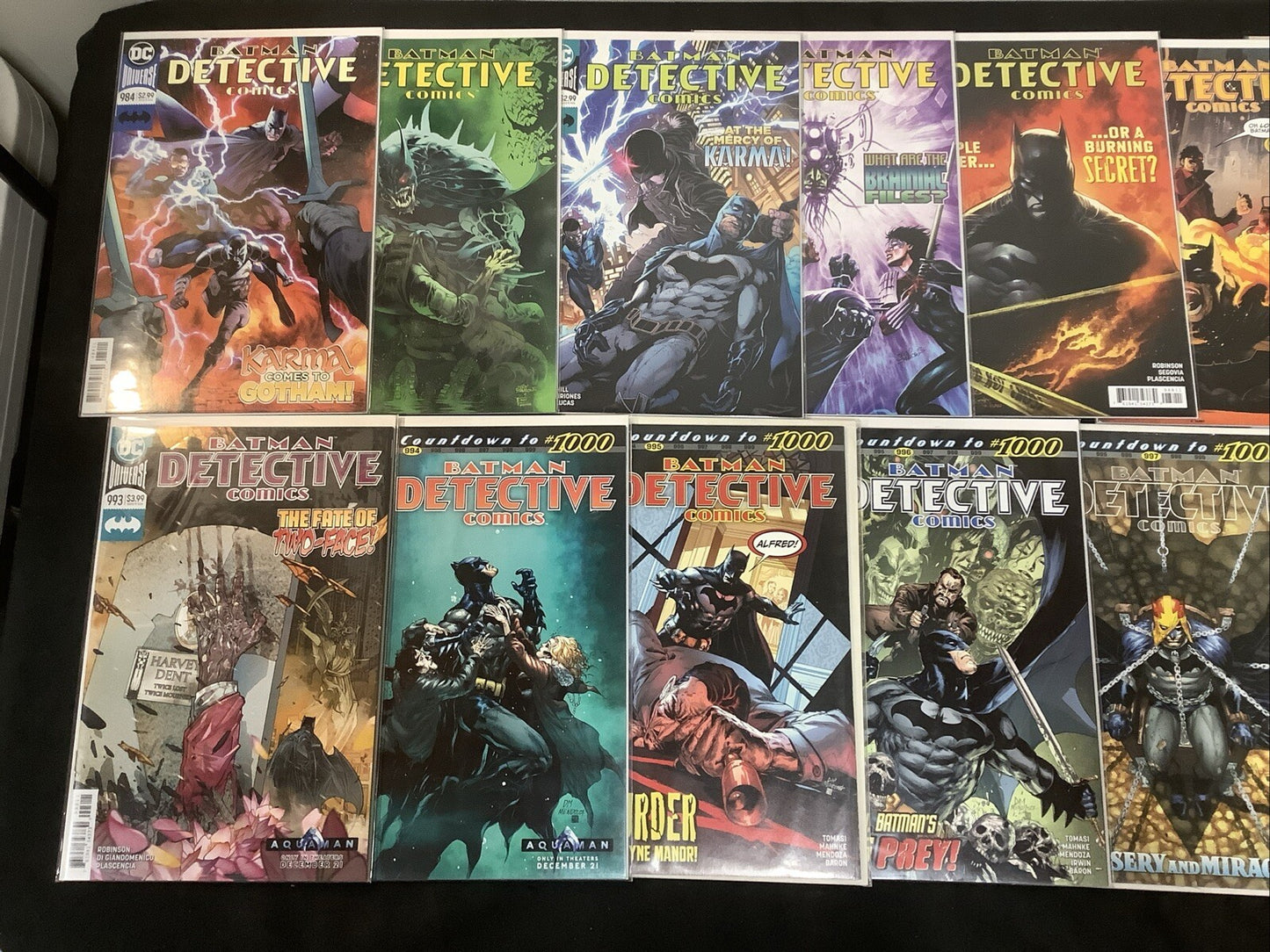 Detective Comics #967-1042 Comic Lot, DC, 1st Arkham Knight Main Continuity