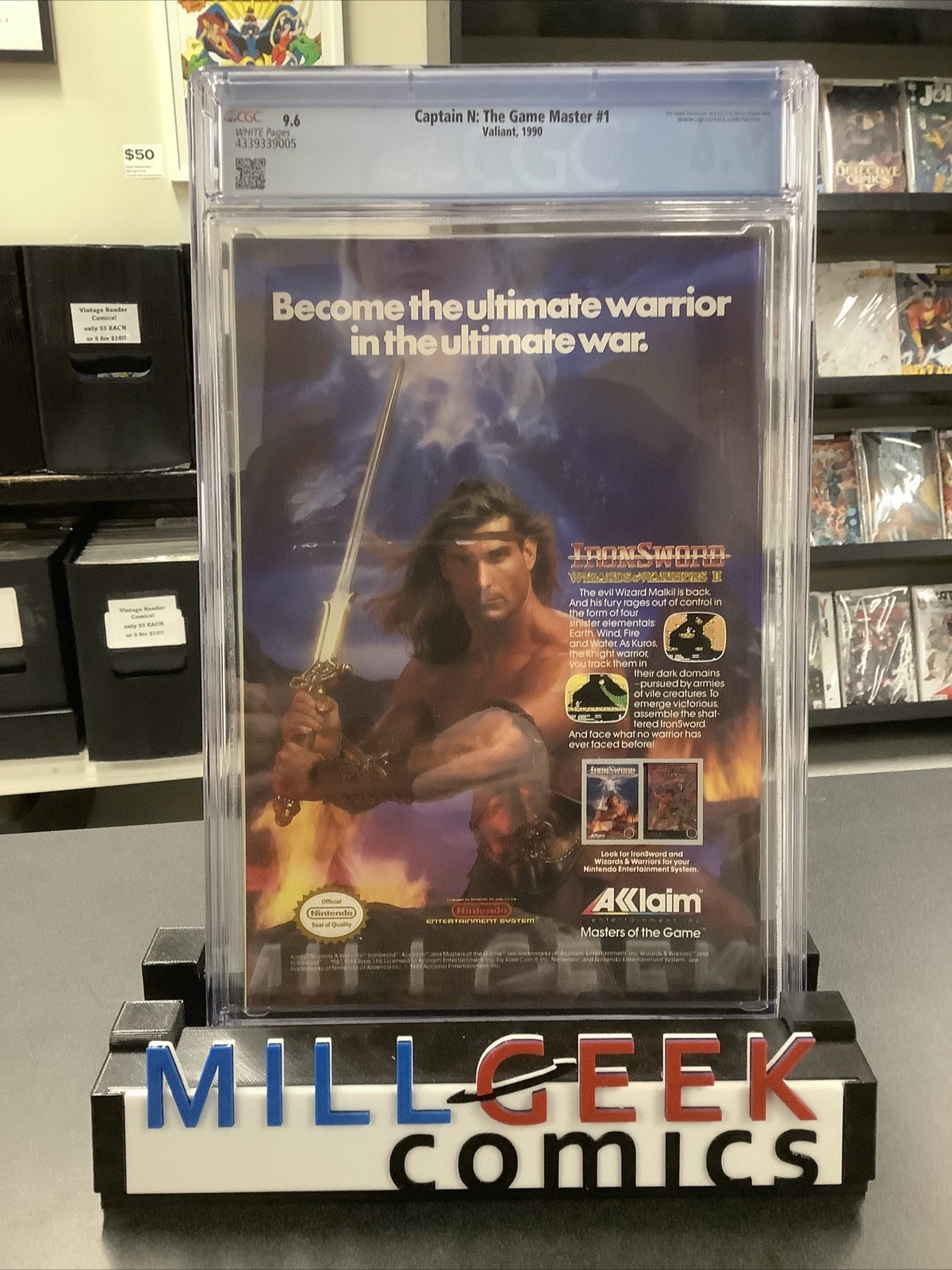 Captain N: The Game Master # 1 NINTENDO - Valiant Comics 1990 - CGC 9.6