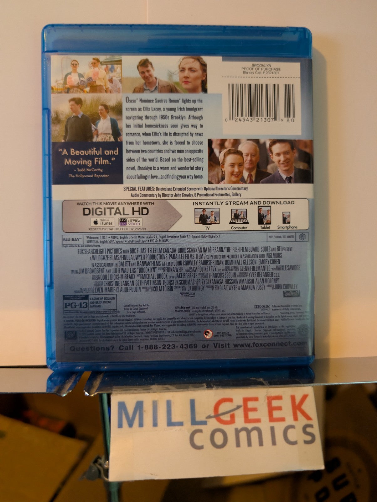 Citizen Kane / The Great Gatsby / Brooklyn, 3 Movie Set (Blu Ray & DVD) -JD