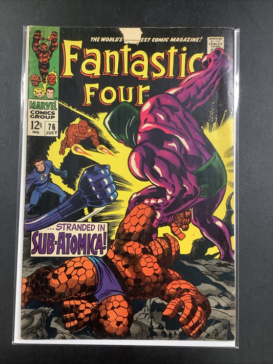 Fantastic Four #76 (Marvel Comics July 1968) VG/F (5.0) Stan Lee/Jack Kirby