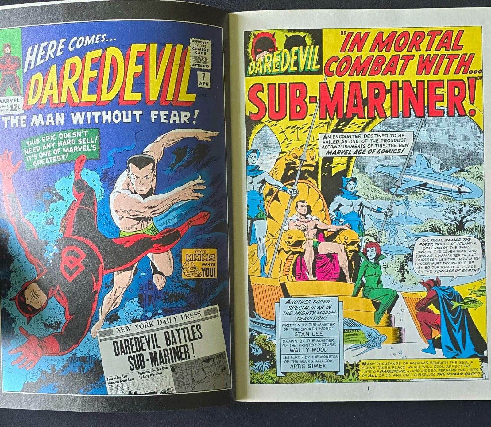 Marvel Masterworks: the Sub-Mariner #1 (1st SC Printing 2011)