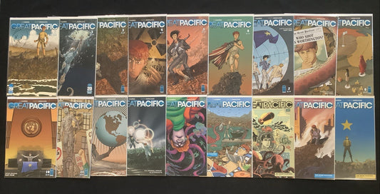 Great Pacific #1-18 Comic Lot, Image Comics, #1 Signed By Joe Harris, 2013