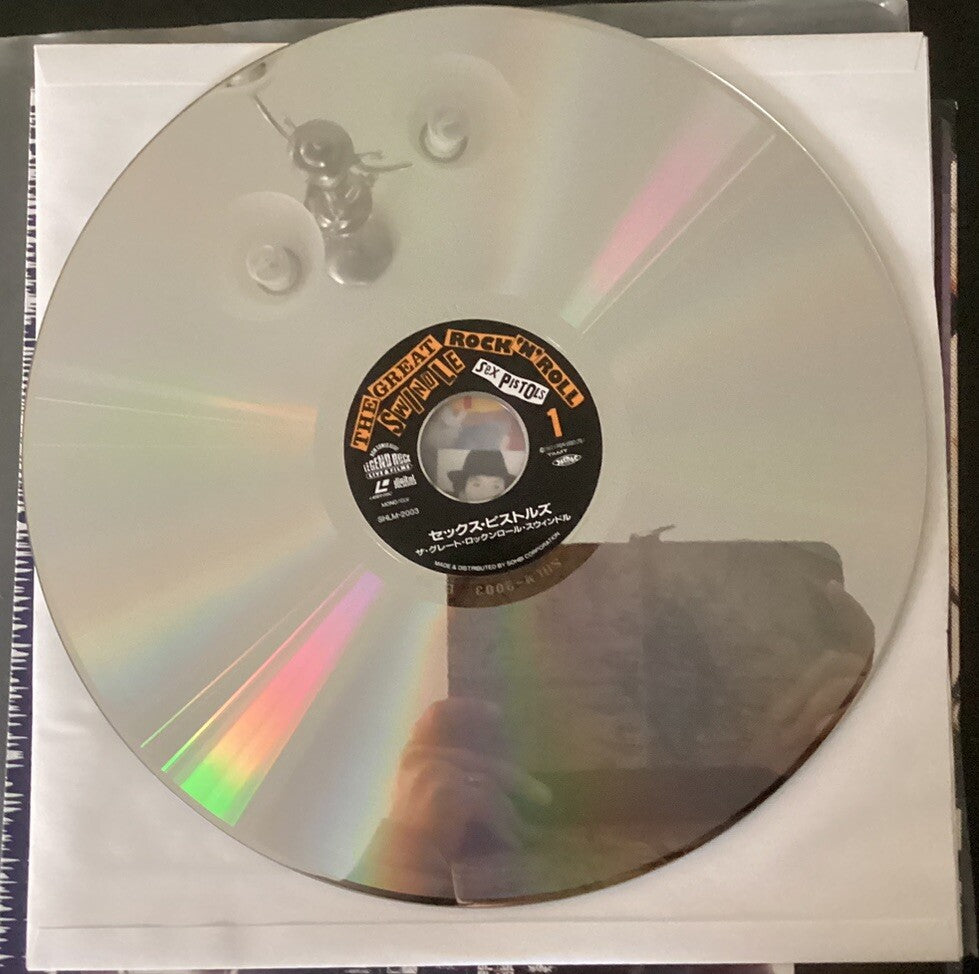 THE GREAT ROCK 'N' ROLL SWINDLE Laserdisc LD, SEX PISTOLS MUSIC JAPAN RARE -JD