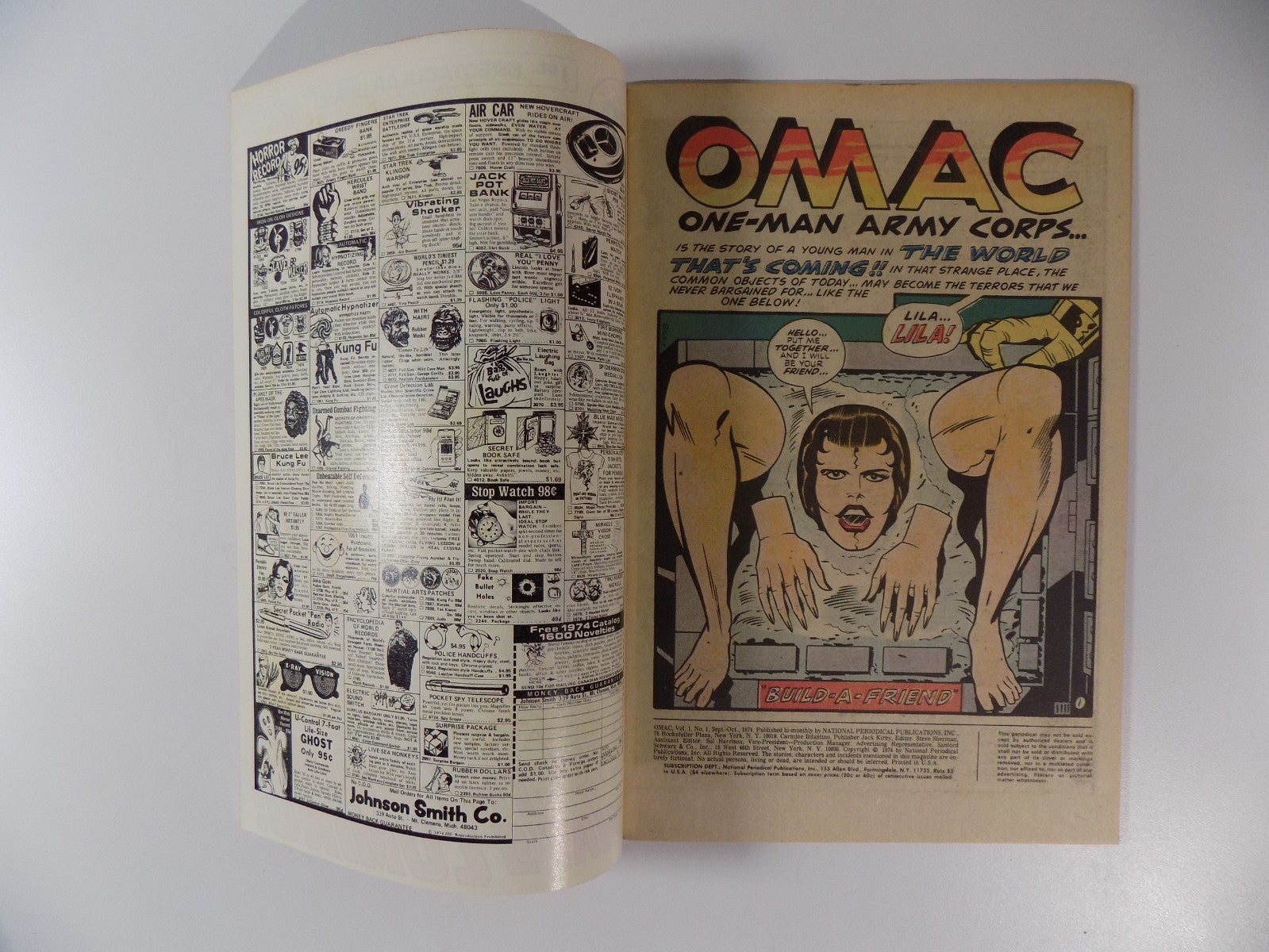 OMAC #1 DC Comic October 1974 Very Fine+