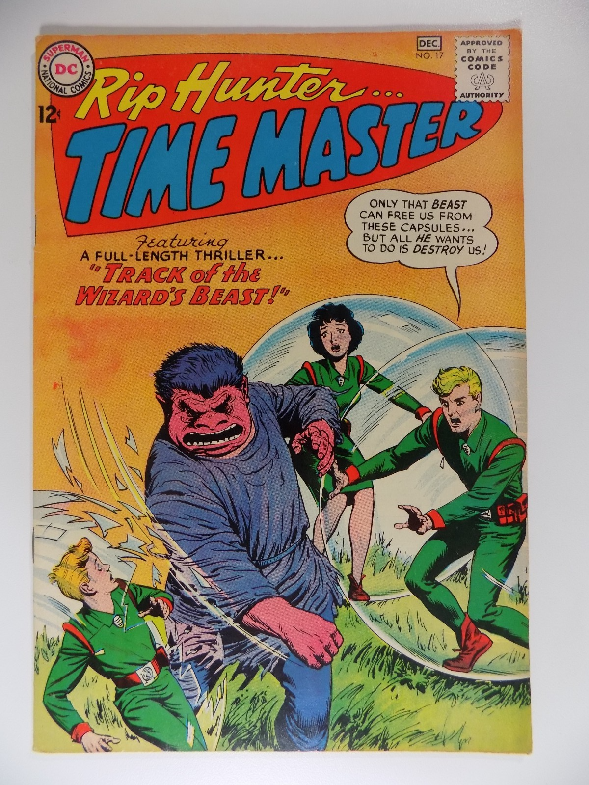 Rip Hunter Time Master #17 DC Comic December 1963 Fine/Very Fine