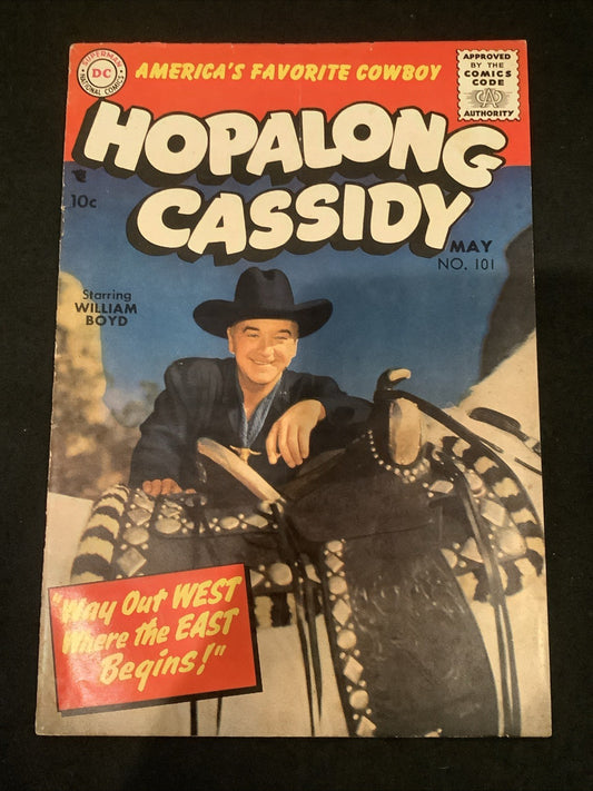 Hopalong Cassidy #101 (DC Comics May 1955) VF (8.0) William Boyd, Gene Colan