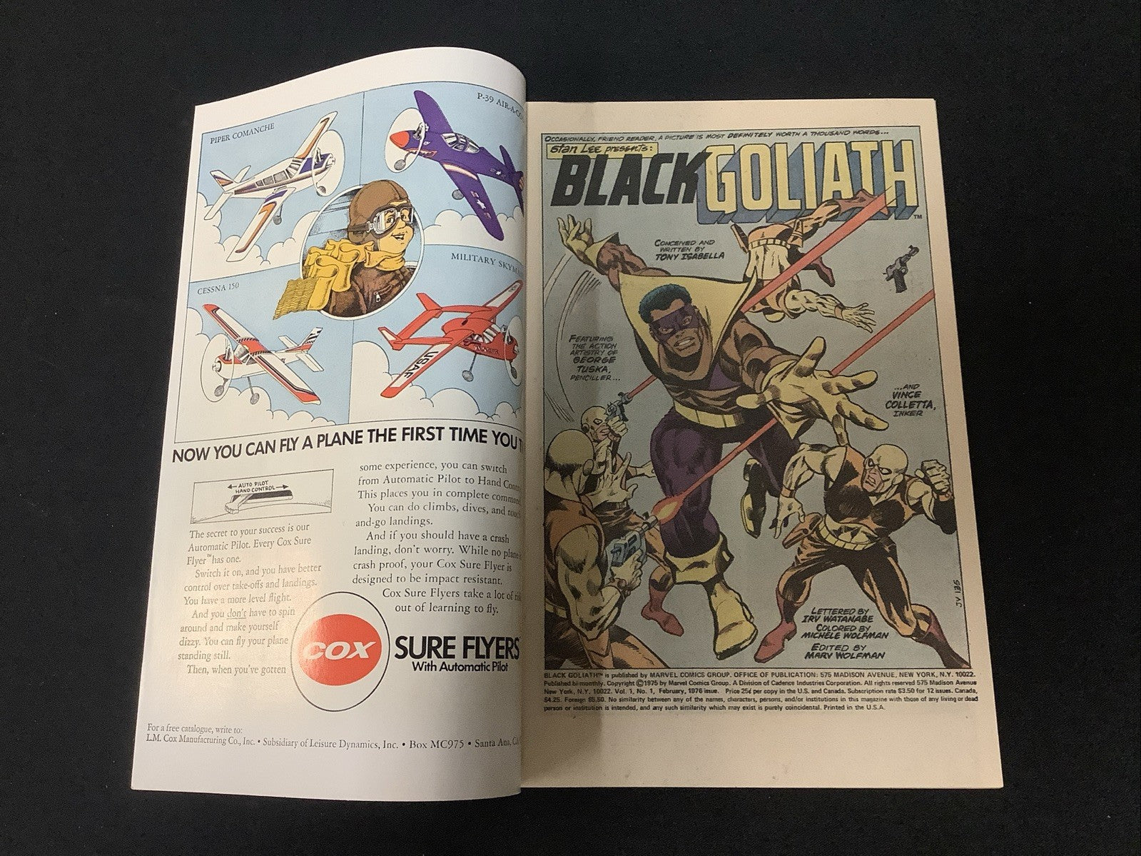 Black Goliath #1 (Marvel Comics February 1976) VF+ (8.5) Stan Lee/Tony Isabella