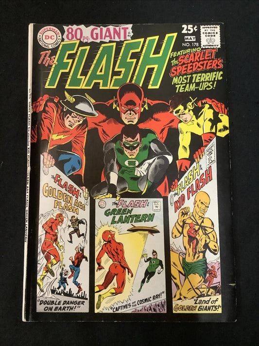 Flash #178 (1968) VF (8.0) Gardner Fox/Carmine Infantino/John Broome 80 Pg Gaint