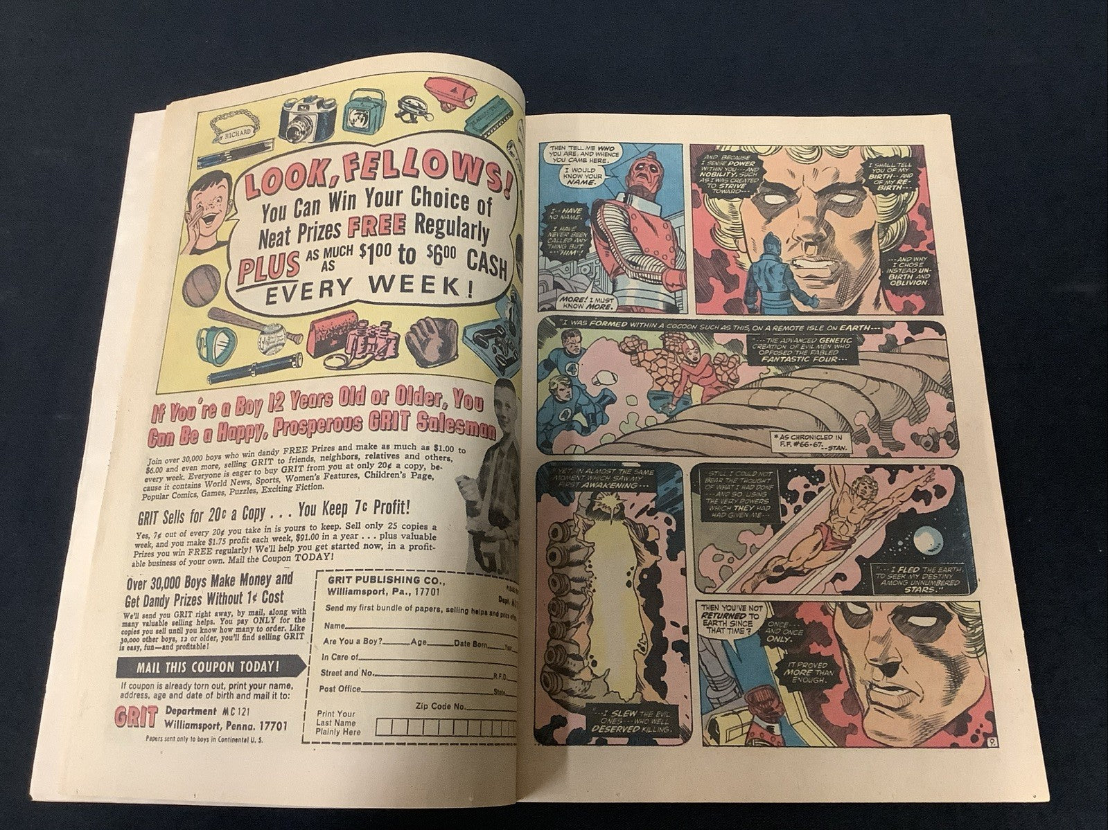 Marvel Premiere #1 (Marvel Comics April 1972) VG (4.0) 1st “Him” As Adam Warlock