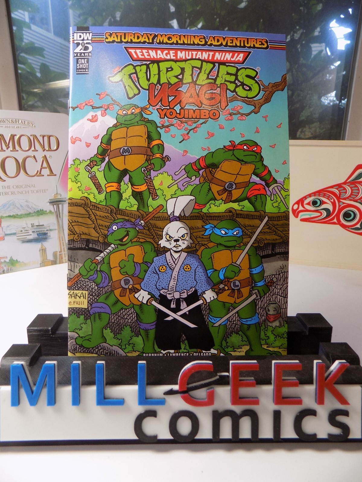 TMNT/Usagi Yojimbo Saturday Morning Adventures RI 1:50 Variant IDW Near Mint-
