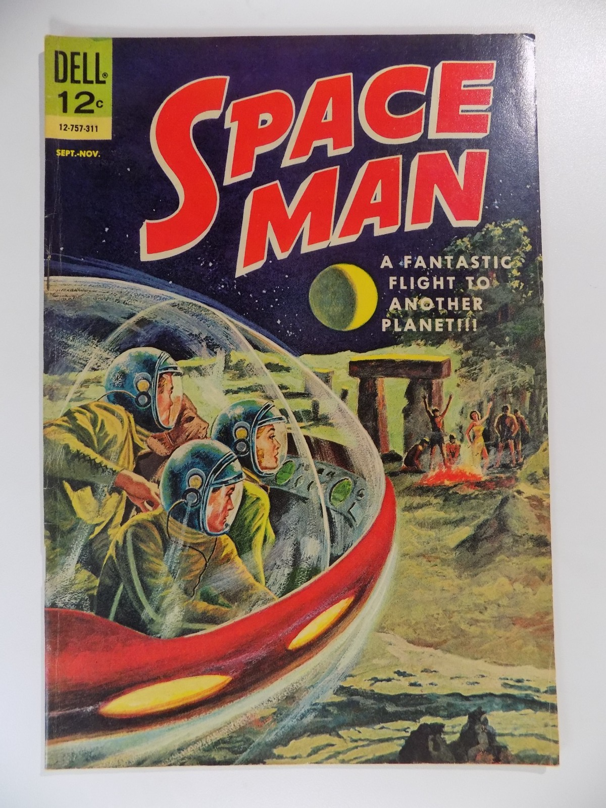 Space Man #6 Dell Comic Sept-Nov 1963 Fine-