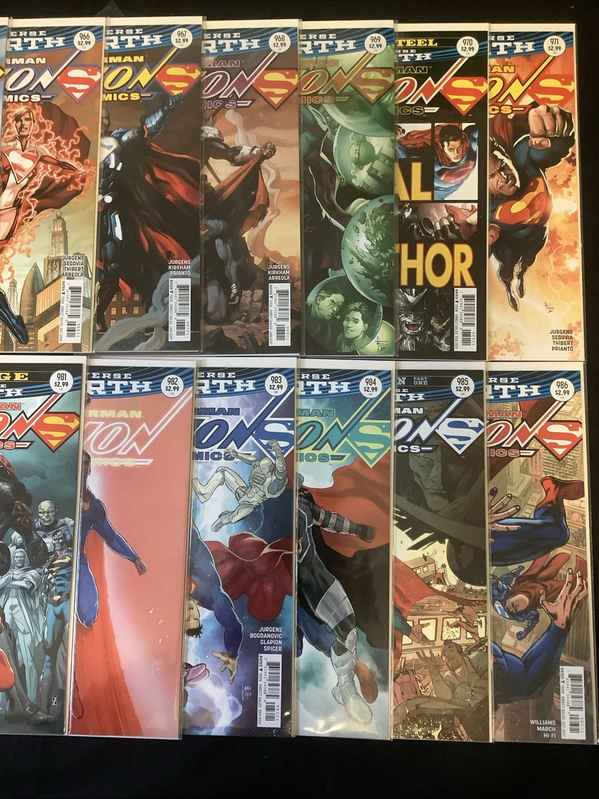 Action Comics #957-1048 (Missing #1035) Comic Lot, DC, Additional Variant Covers
