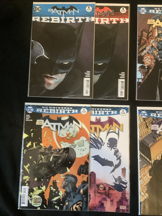 Batman #1-5 + Rebirth #1 + Variant Covers, DC Comics, Tom King, 2016