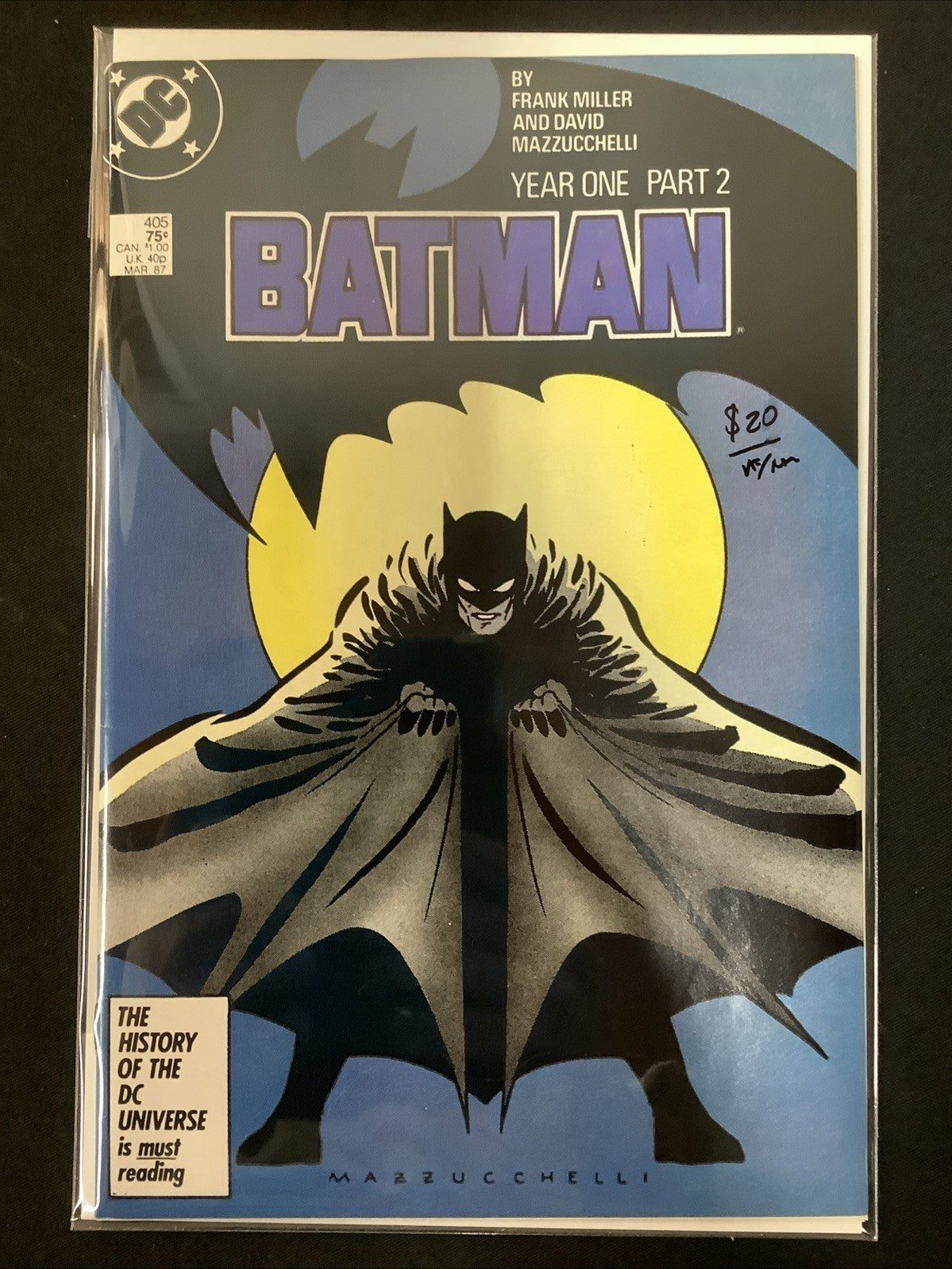 Batman #404-407 Comic Set, Batman Year One, VF/NM Or Better! Frank Miller